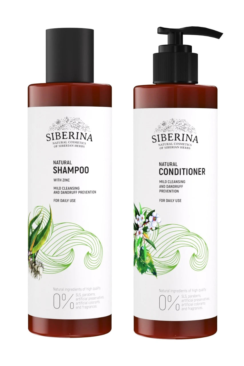 Natuurlijke Anti-roos shampoo en conditioner voor dagelijks gebruik